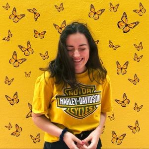 Yellow Harley Davidson Shirt